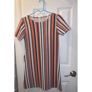 Stripe Shirt Dress